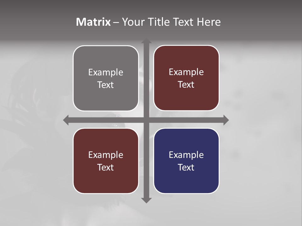 Gothic Girl Monster Blackbird PowerPoint Template