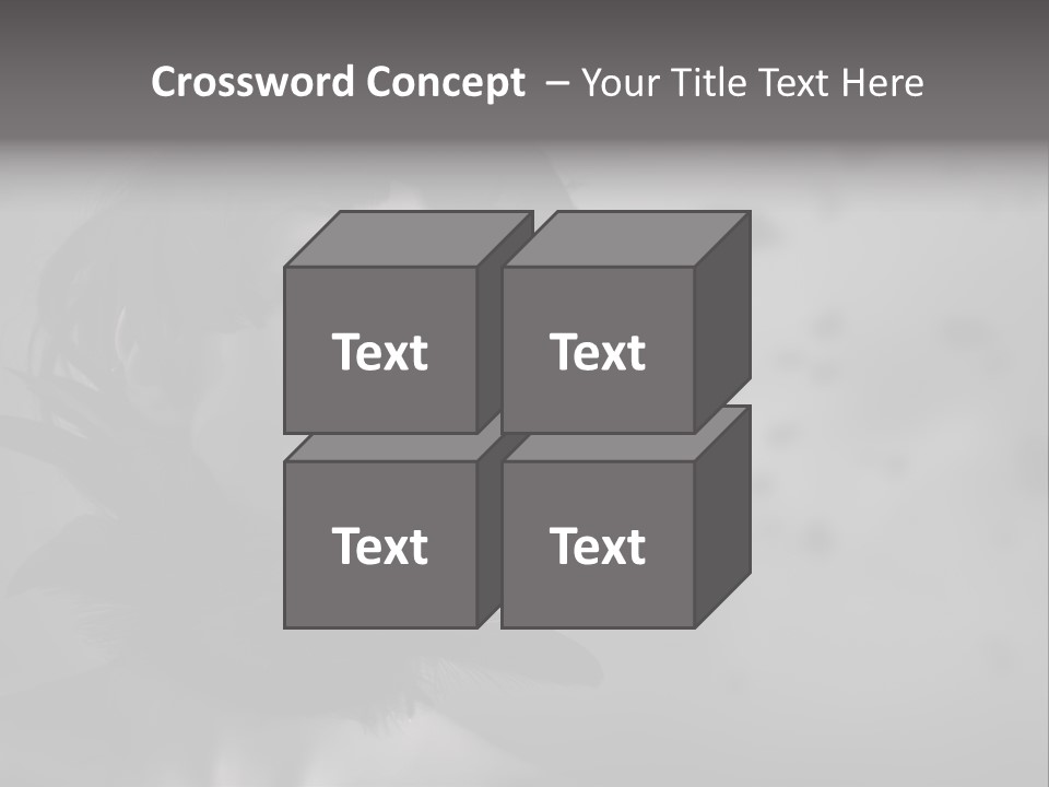 Gothic Girl Monster Blackbird PowerPoint Template