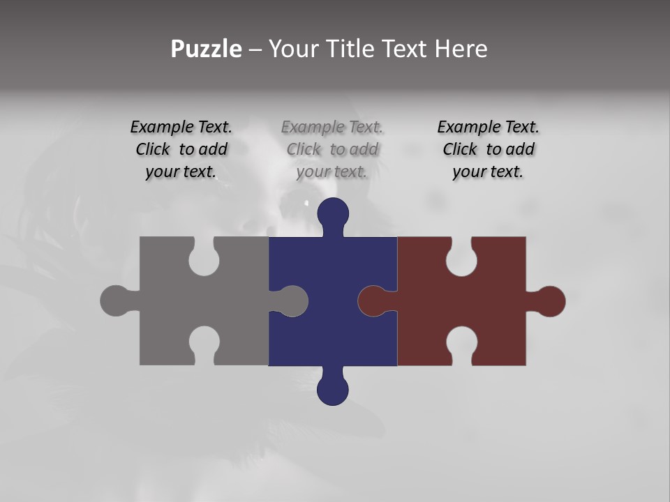 Gothic Girl Monster Blackbird PowerPoint Template