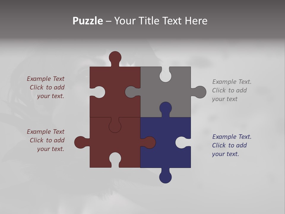 Gothic Girl Monster Blackbird PowerPoint Template