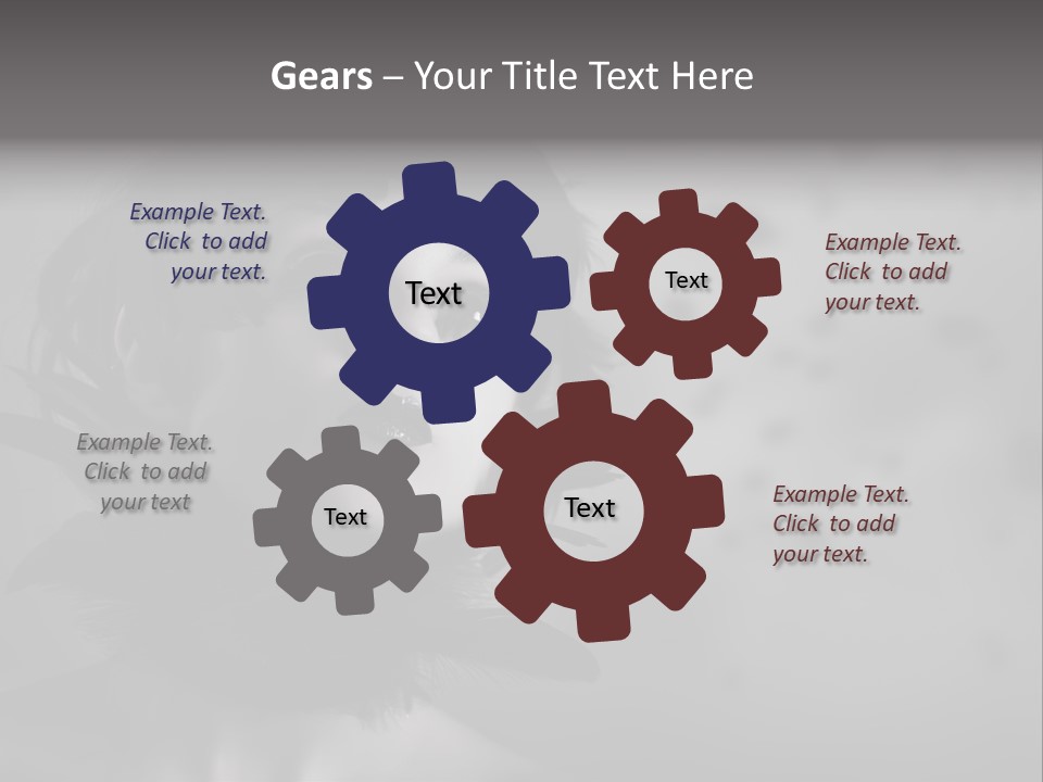 Gothic Girl Monster Blackbird PowerPoint Template