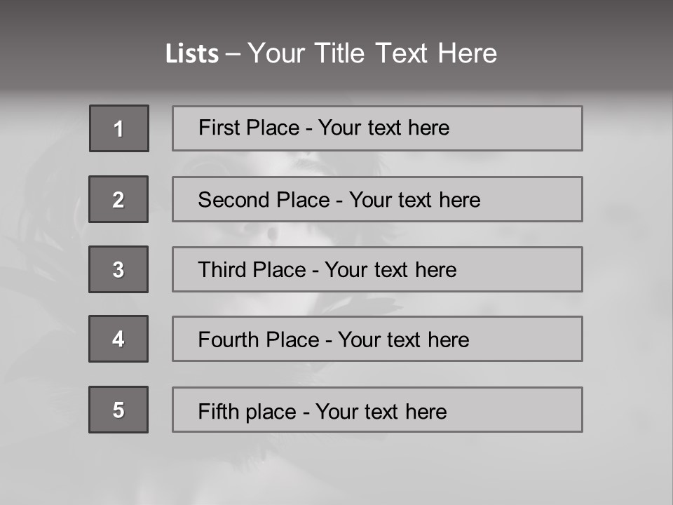 Gothic Girl Monster Blackbird PowerPoint Template