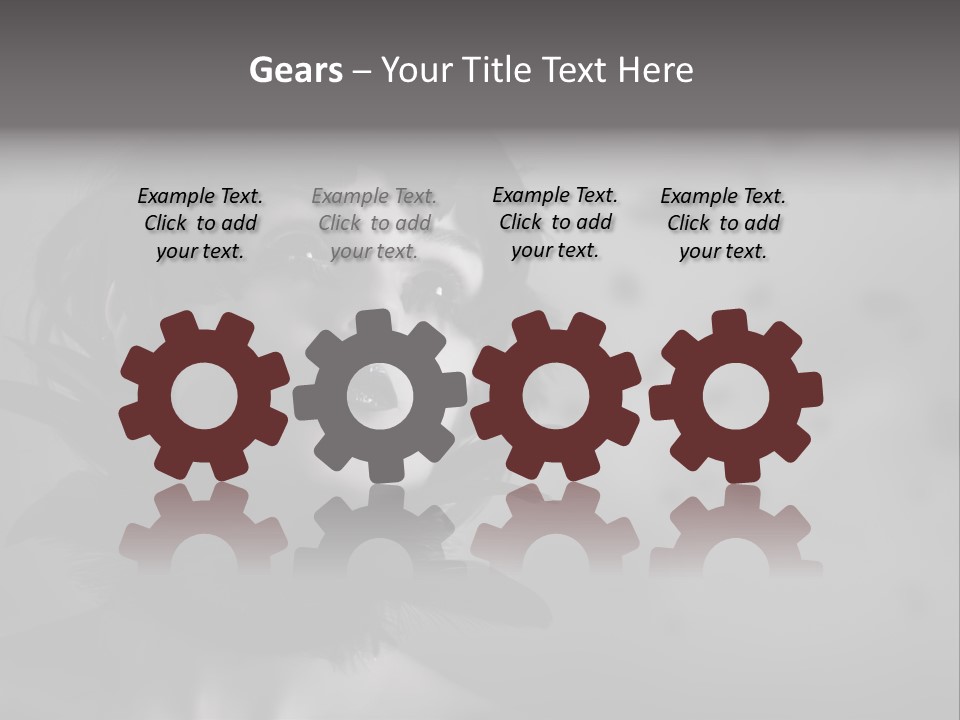 Gothic Girl Monster Blackbird PowerPoint Template