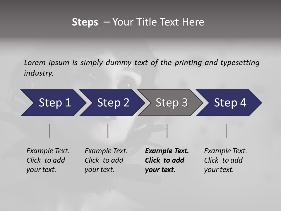 Gothic Girl Monster Blackbird PowerPoint Template