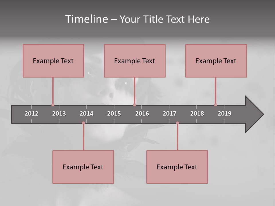 Gothic Girl Monster Blackbird PowerPoint Template