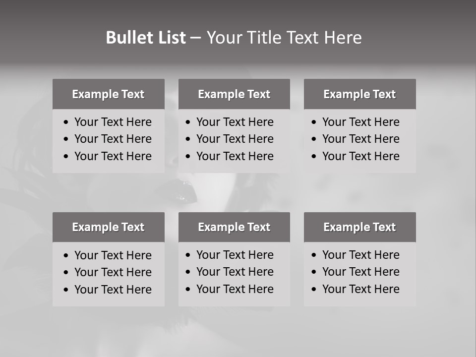 Gothic Girl Monster Blackbird PowerPoint Template