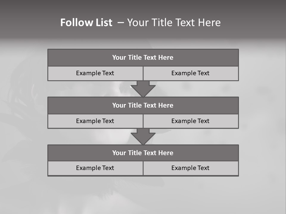 Gothic Girl Monster Blackbird PowerPoint Template