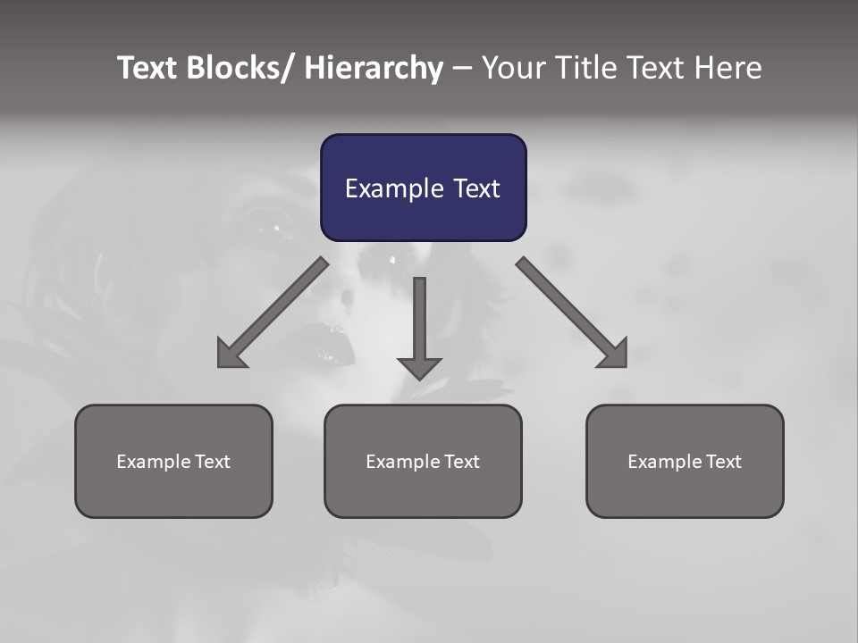 Gothic Girl Monster Blackbird PowerPoint Template