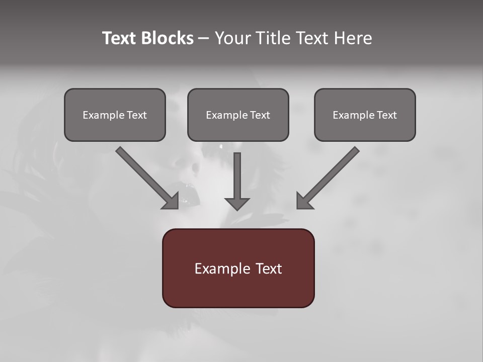Gothic Girl Monster Blackbird PowerPoint Template
