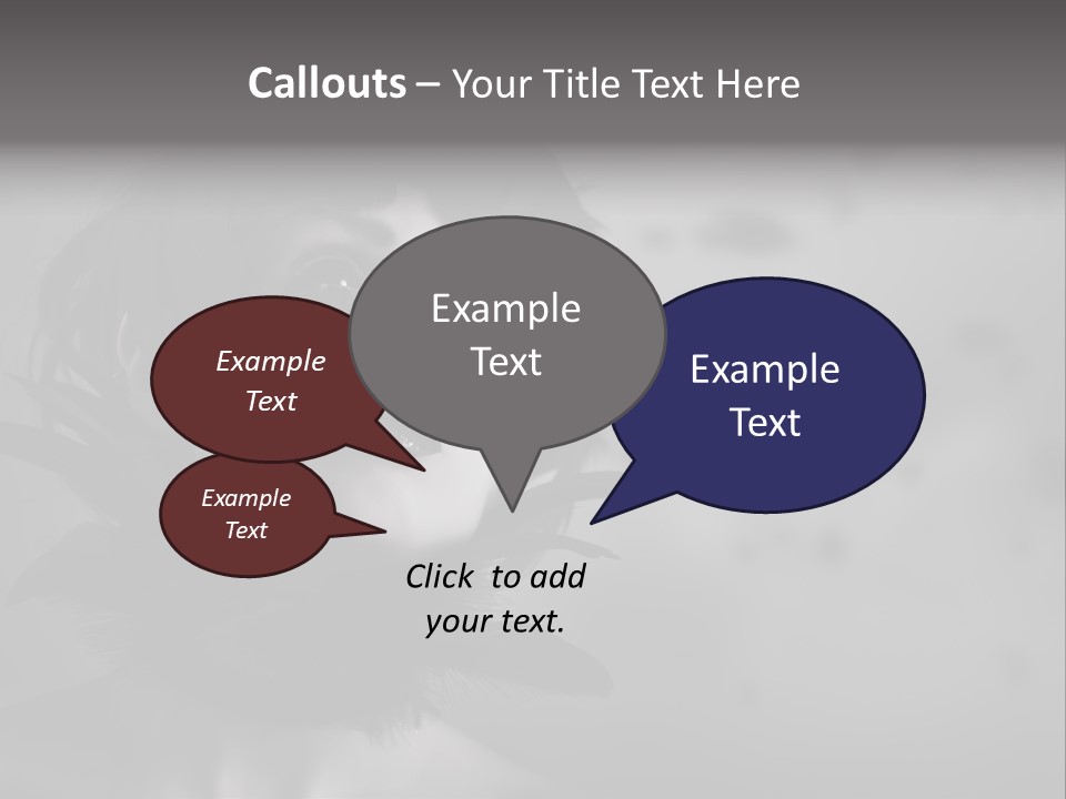 Gothic Girl Monster Blackbird PowerPoint Template