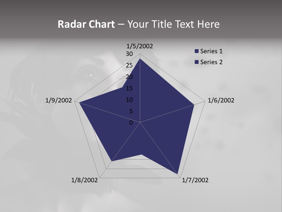 Gothic Girl Monster Blackbird PowerPoint Template