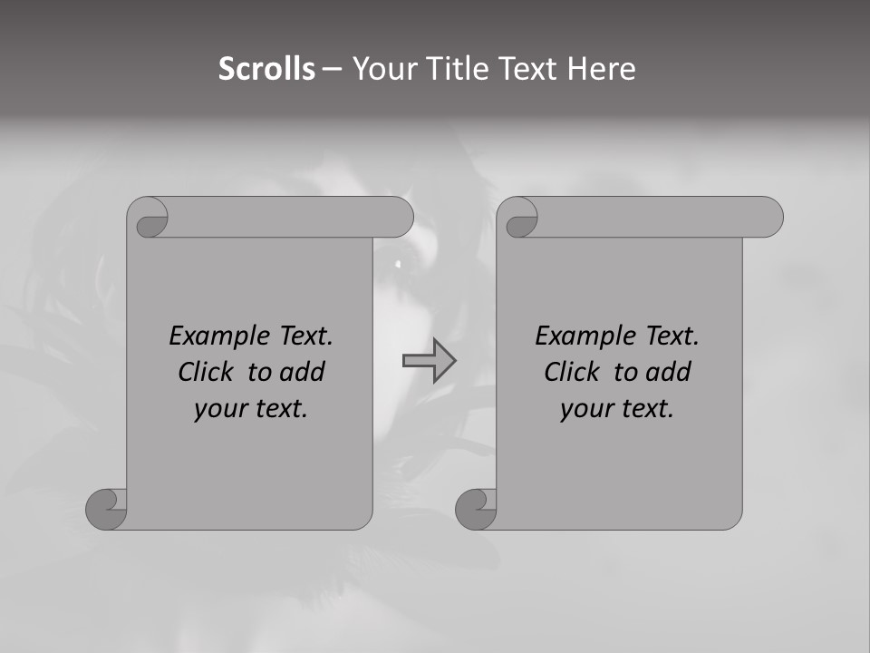 Gothic Girl Monster Blackbird PowerPoint Template