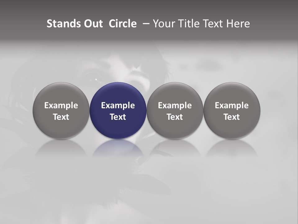 Gothic Girl Monster Blackbird PowerPoint Template