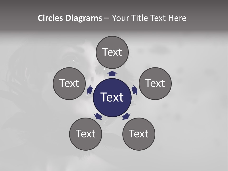 Gothic Girl Monster Blackbird PowerPoint Template