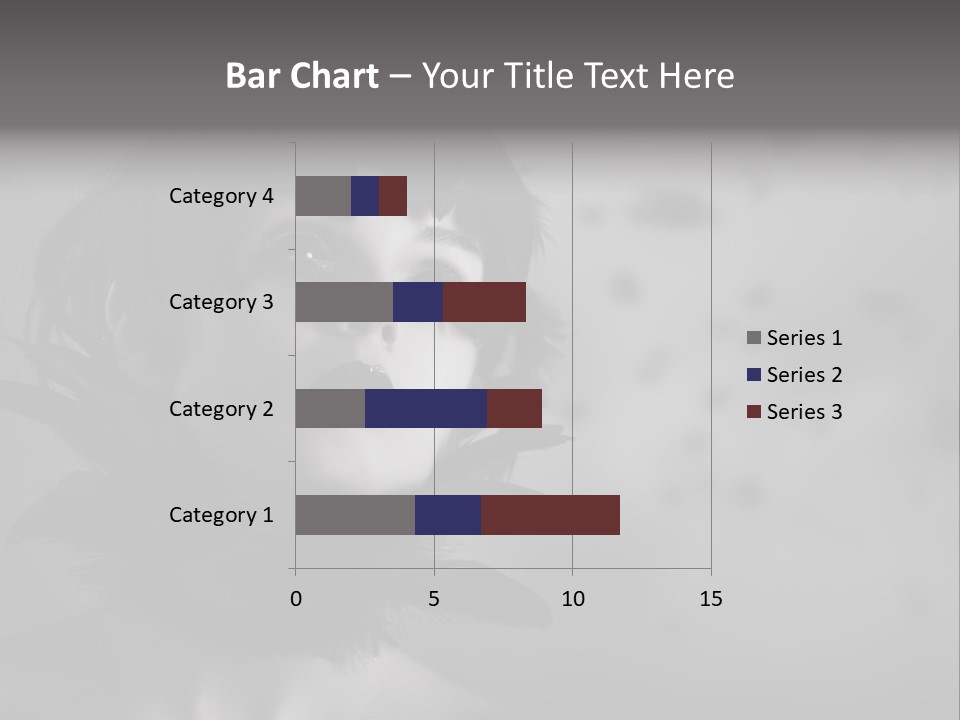 Gothic Girl Monster Blackbird PowerPoint Template