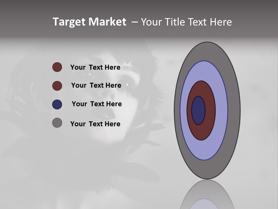 Gothic Girl Monster Blackbird PowerPoint Template