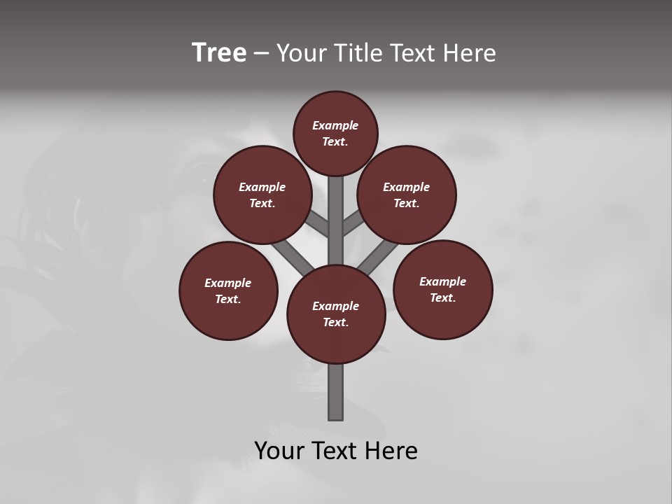 Gothic Girl Monster Blackbird PowerPoint Template