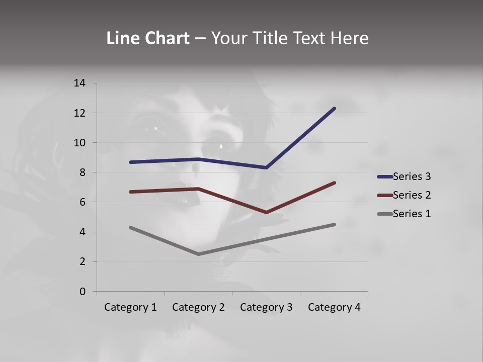 Gothic Girl Monster Blackbird PowerPoint Template