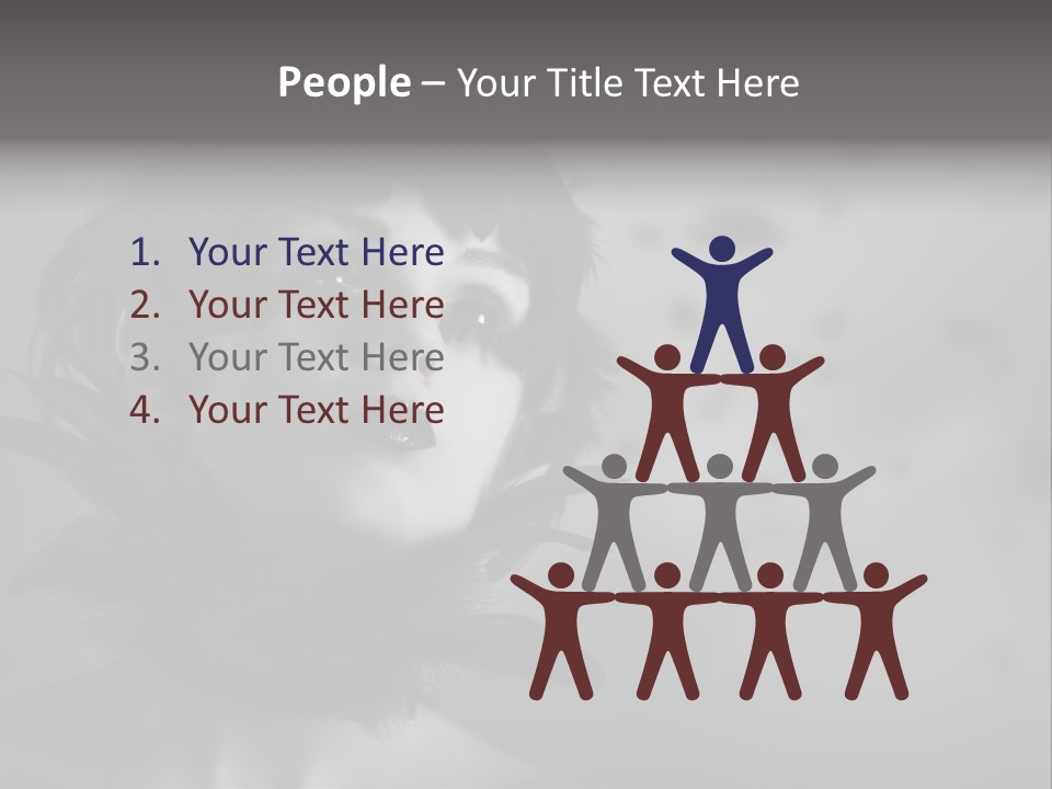 Gothic Girl Monster Blackbird PowerPoint Template