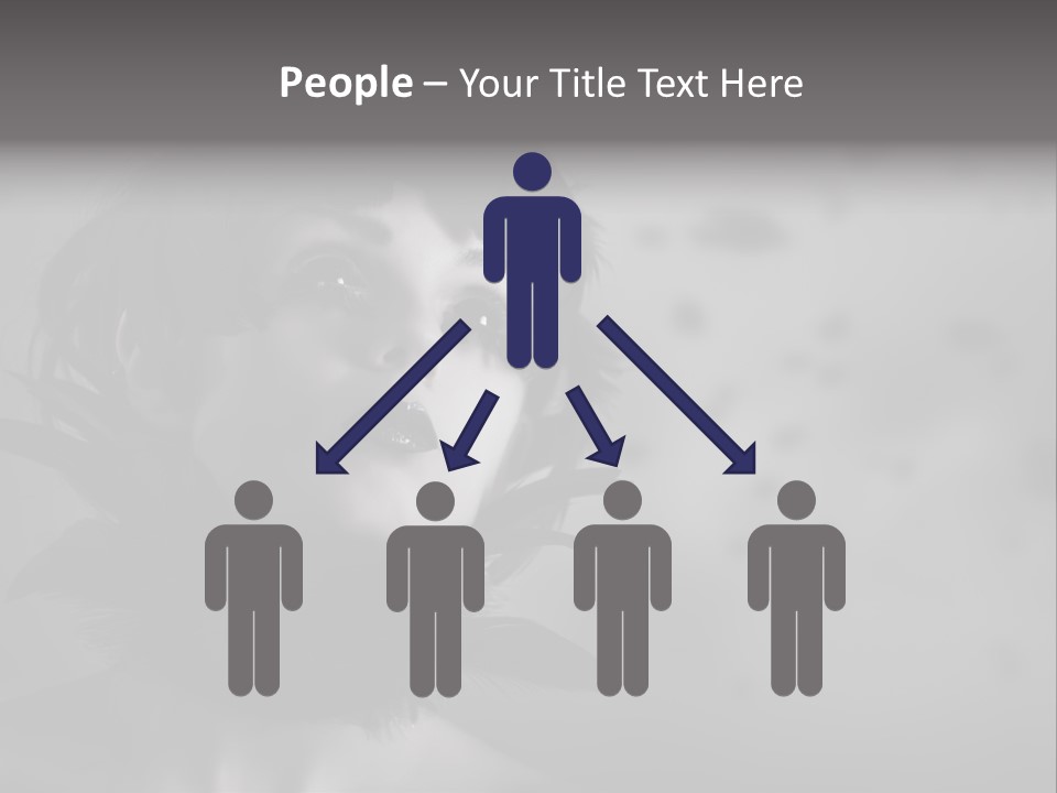 Gothic Girl Monster Blackbird PowerPoint Template