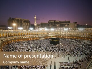 Holiest Holy Muslim PowerPoint Template