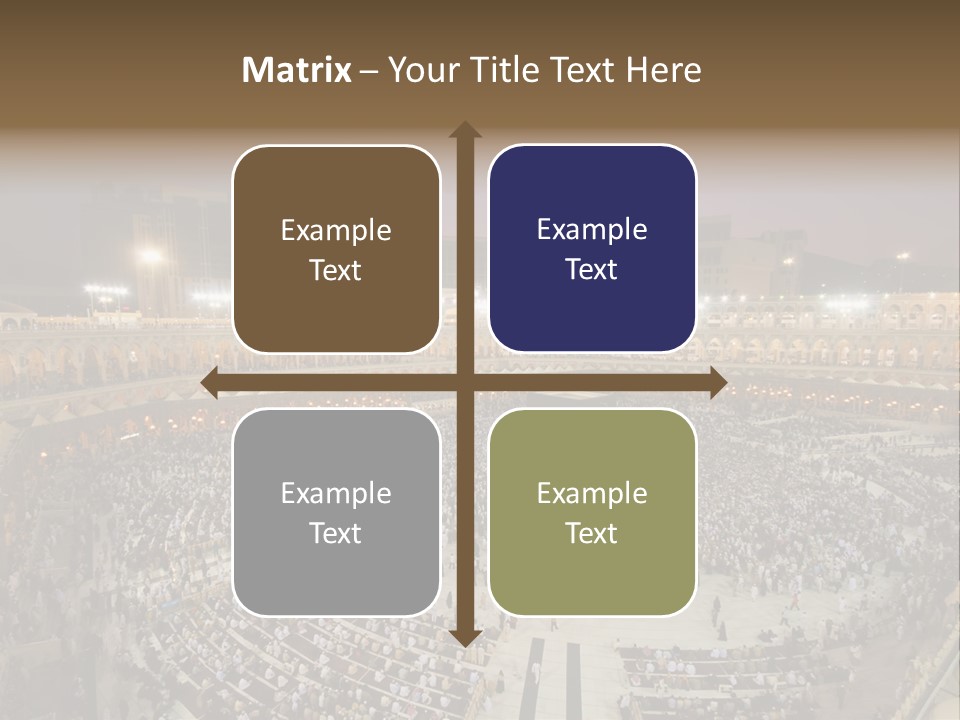 Holiest Holy Muslim PowerPoint Template