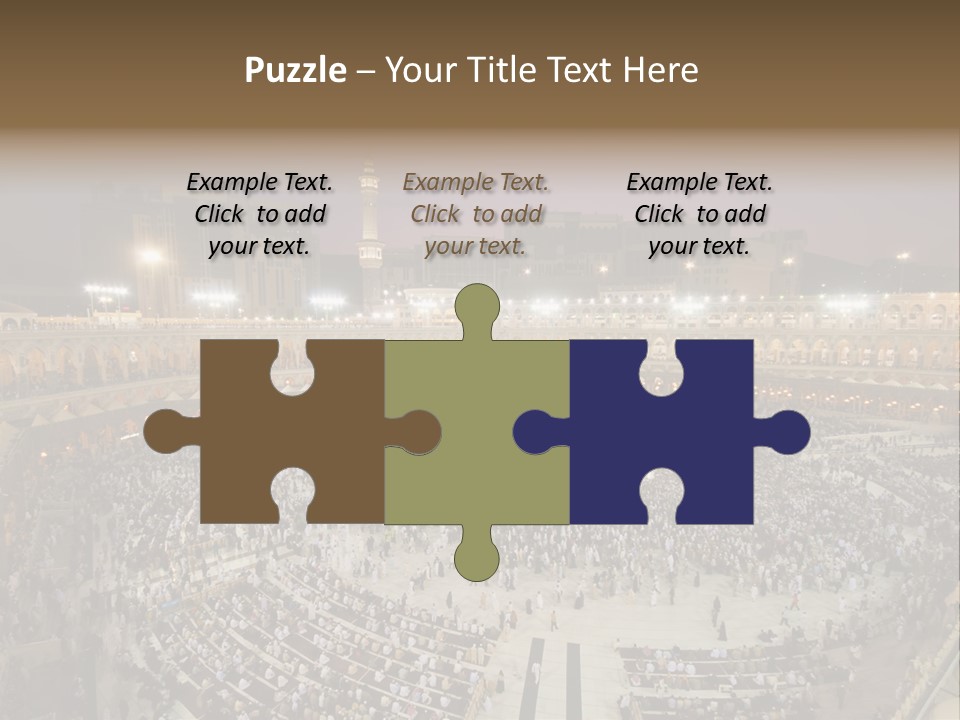 Holiest Holy Muslim PowerPoint Template