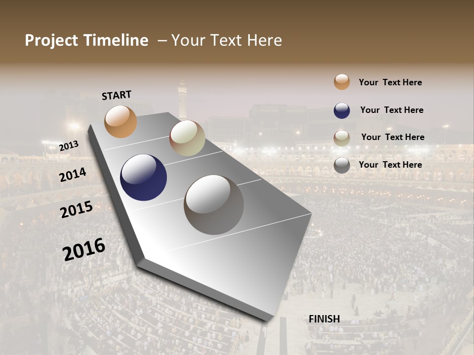 Holiest Holy Muslim PowerPoint Template