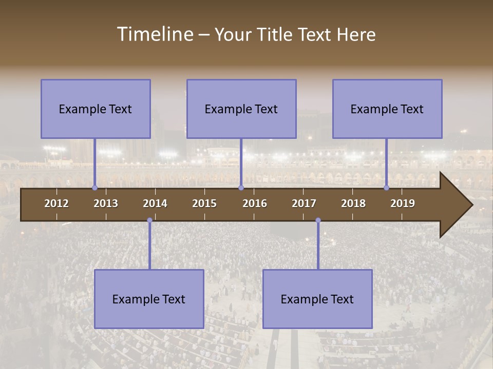Holiest Holy Muslim PowerPoint Template
