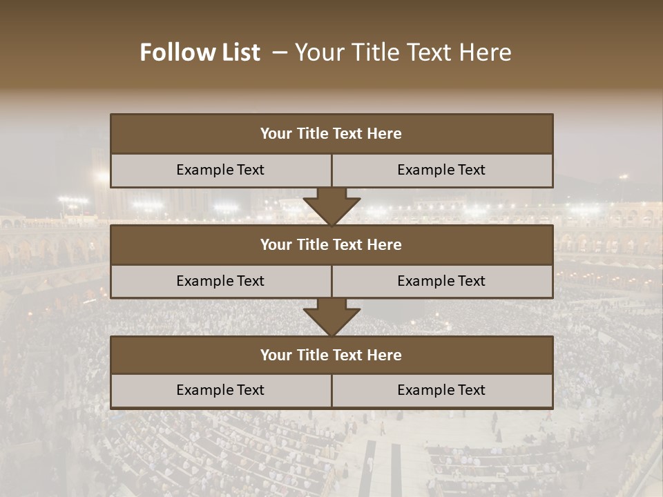 Holiest Holy Muslim PowerPoint Template