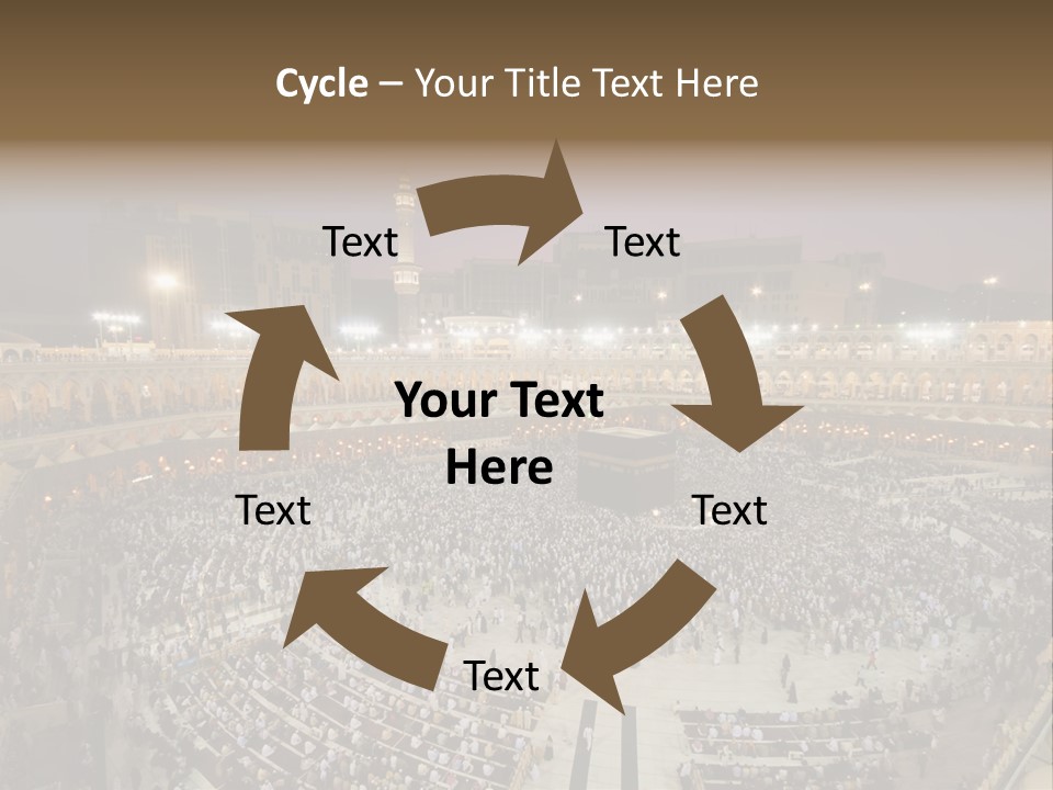 Holiest Holy Muslim PowerPoint Template