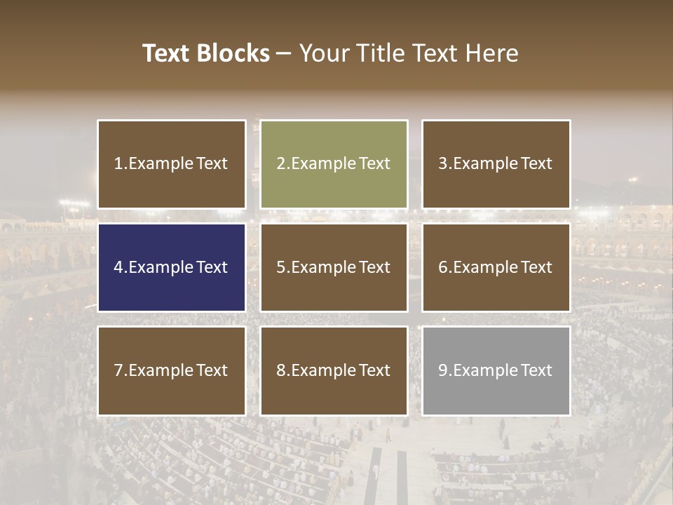 Holiest Holy Muslim PowerPoint Template