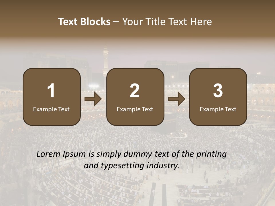 Holiest Holy Muslim PowerPoint Template