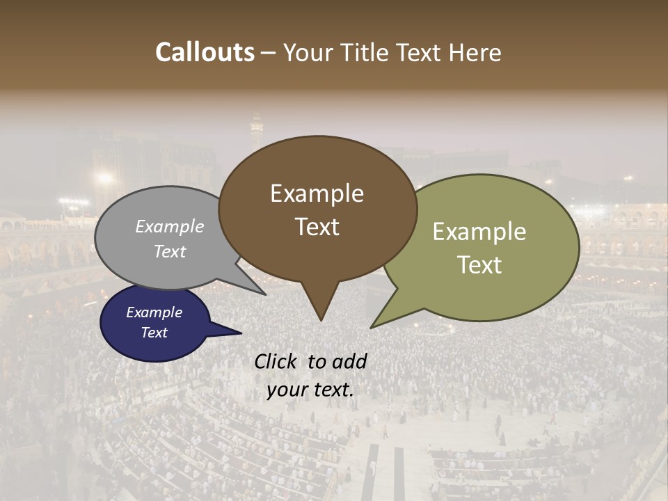 Holiest Holy Muslim PowerPoint Template