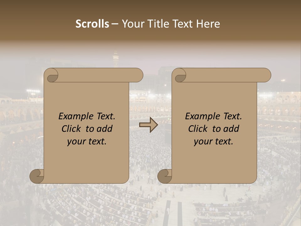 Holiest Holy Muslim PowerPoint Template