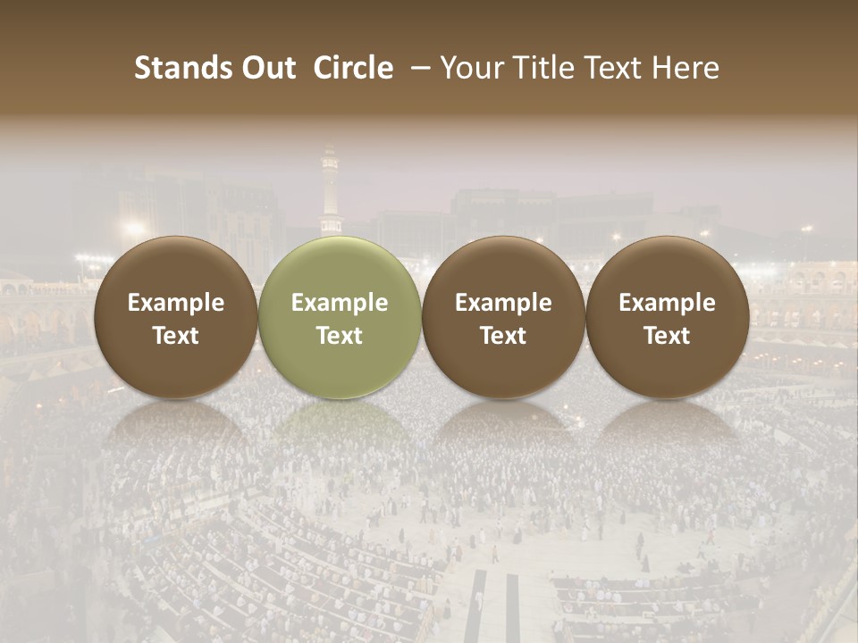 Holiest Holy Muslim PowerPoint Template