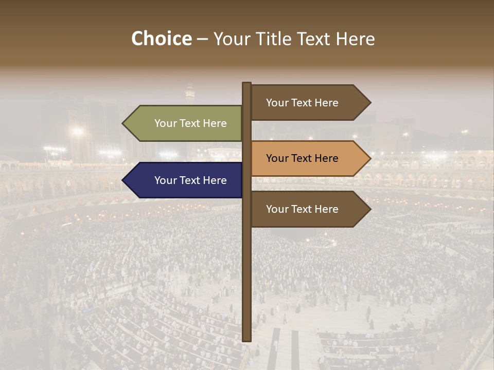 Holiest Holy Muslim PowerPoint Template