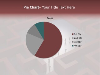 Men Maze People PowerPoint Template