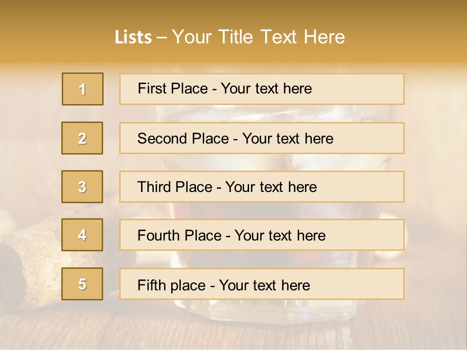 Spirit Wooden Liquid PowerPoint Template