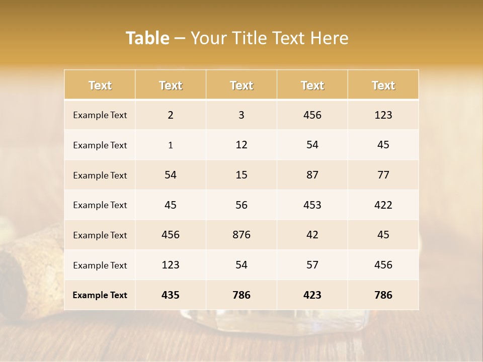 Spirit Wooden Liquid PowerPoint Template