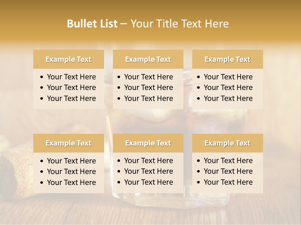 Spirit Wooden Liquid PowerPoint Template