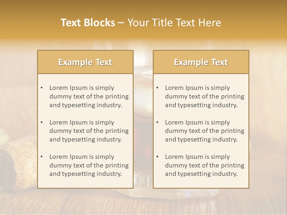 Spirit Wooden Liquid PowerPoint Template