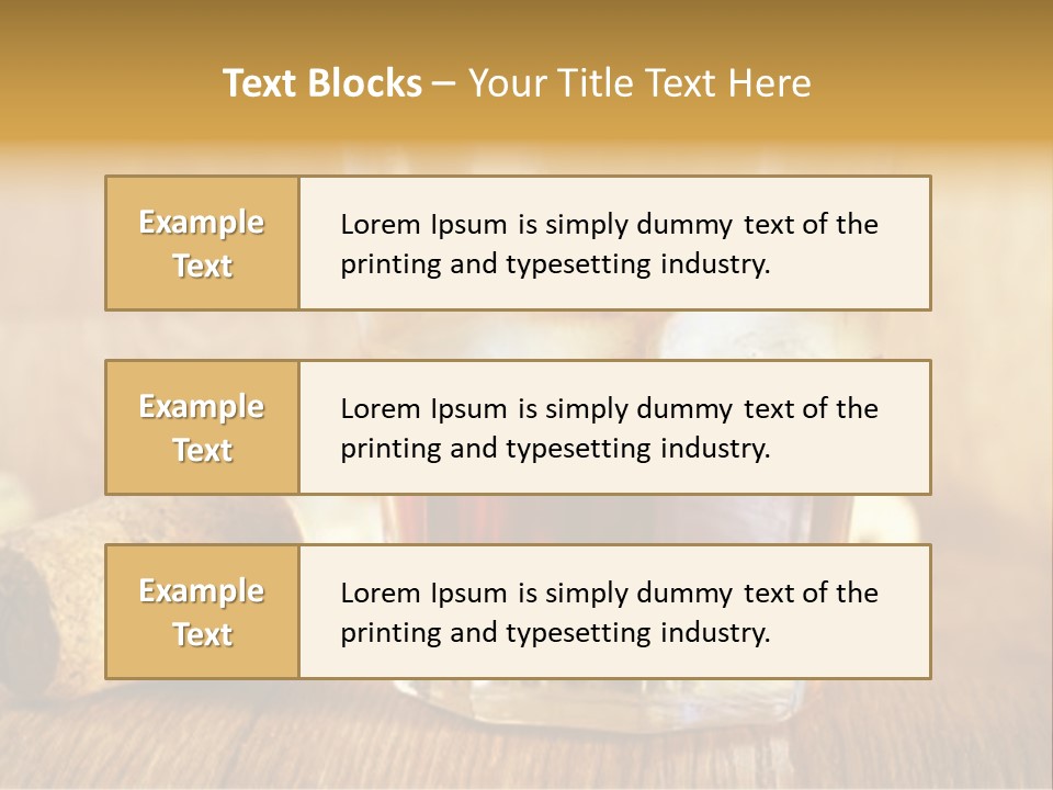 Spirit Wooden Liquid PowerPoint Template
