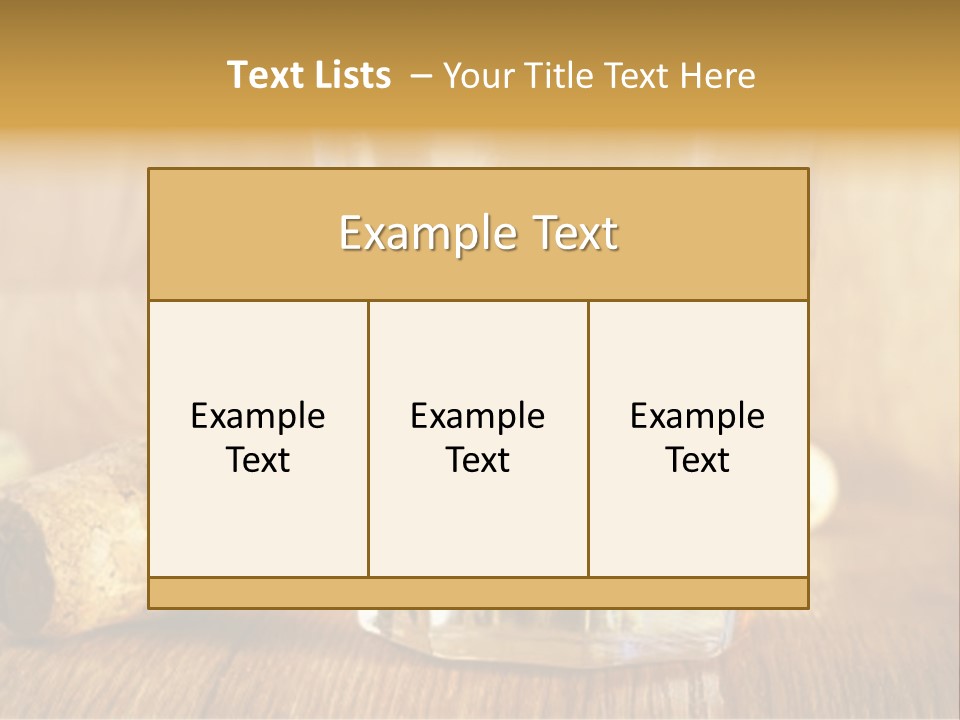 Spirit Wooden Liquid PowerPoint Template