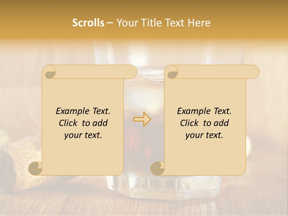 Spirit Wooden Liquid PowerPoint Template