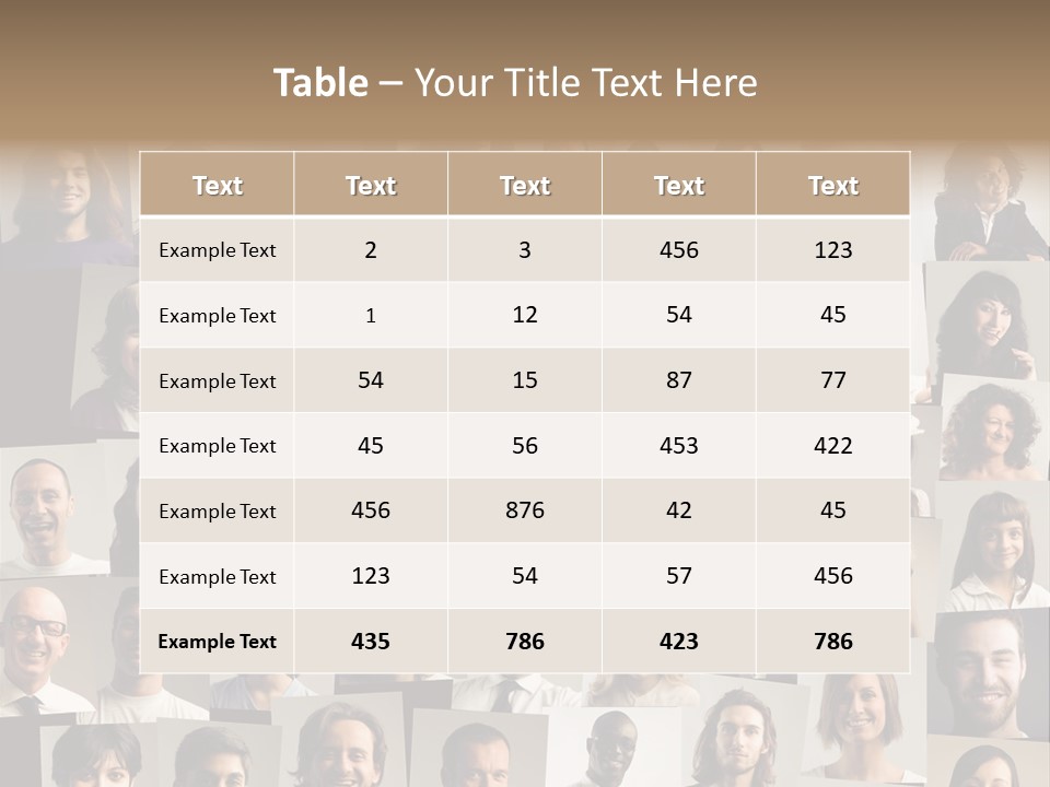 Elder Young Group PowerPoint Template