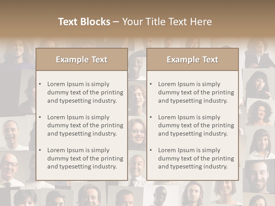 Elder Young Group PowerPoint Template