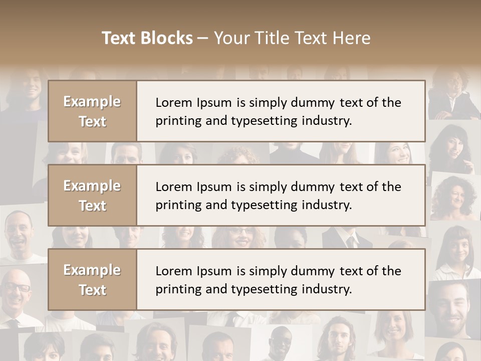 Elder Young Group PowerPoint Template