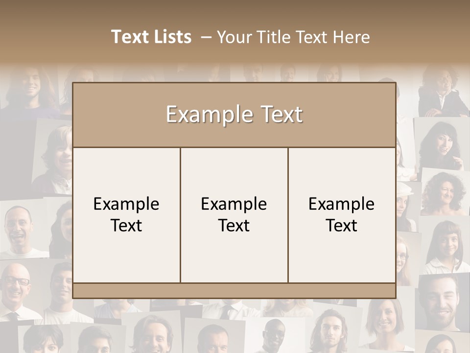 Elder Young Group PowerPoint Template