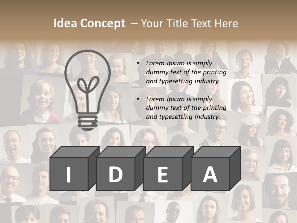 Elder Young Group PowerPoint Template